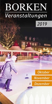 Der neue Veranstaltungskalender Oktober, November und Dezember 2019 für Borken ist da!