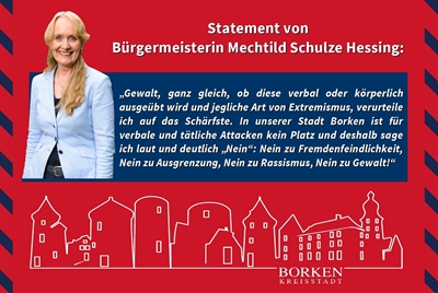 Stellungnahme von Bürgermeisterin Mechtild Schulze Hessing 