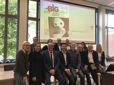 Erstes Arbeitsgruppentreffen zur geplanten Digitalisierungsmeile.
