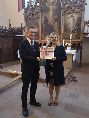 Festveranstaltung „30 Jahre Friedensgebete und Mauerfall“ in der Partnerstadt Grabow 