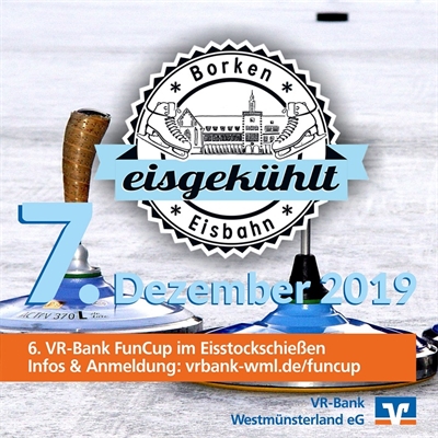 Auf die Stöcke, fertig, los! 6. VR-Bank FunCup im Eisstockschießen! 