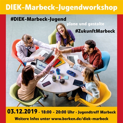Einladung zum Jugendworkshop DIEK Marbeck