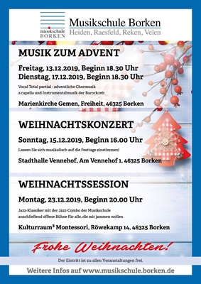 Die Musikschule im Weihnachtsfieber!