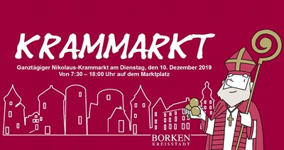Ganztägiger Nikolauskrammarkt rund um die Remigiuskirche