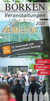 Der neue Veranstaltungskalender Januar, Februar und März 2020 für Borken ist da!