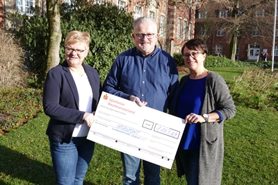 1.183,89 EUR aus der Spendenaktion „Rest-Cent 2019“ an die Kinderkrebshilfe Horizont aus Weseke