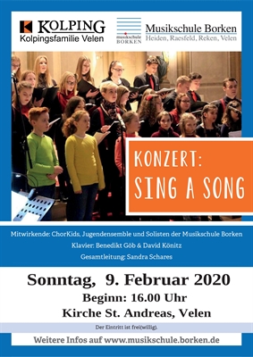 Sing a song – jugendlicher Chorgesang in der St. Andreas-Kirche Velen!