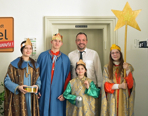 Sternsinger im Kasseler Rathaus
