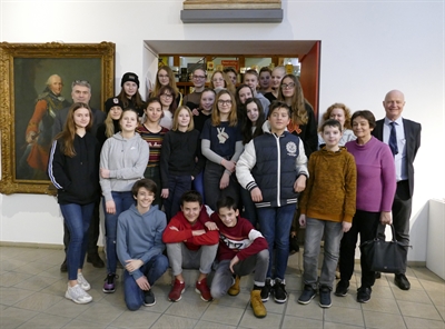 037/2020 Empfang französischer Austauschschüler