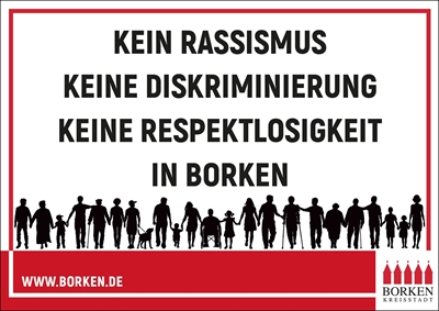 „Kein Rassismus, keine Diskriminierung, keine Respektlosigkeit in Borken“
