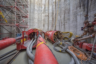 Kanalbaustelle Landwehrbach Herne