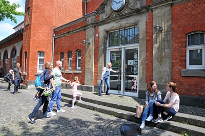 Eingang der Stadtbibliothek Bocholt