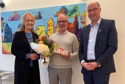 Bürgermeisterin verabschiedete Bernd Nienhaus