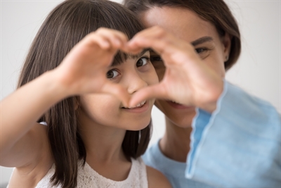 Familie Mutter und Kind Stockfoto