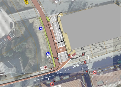 Umbauarbeiten der Kuhm-Ausfahrt beginnen Montag