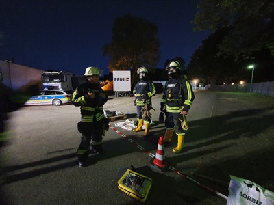 Die Feuerwehr konnte nur unter Atemschutz arbeiten.