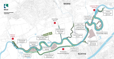 Programm Lebendige Lippe: Renaturierungsarbeiten Werne und Lünen  (06/2020)