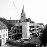 Neubau des Rathauses von Kempen 1965