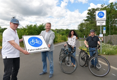 Fahrradstraße Schillerstraße 07/2020