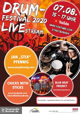 Drumfestival 2020 als YouTube-Livestream