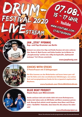 Drumfestival 2020 als YouTube-Livestream