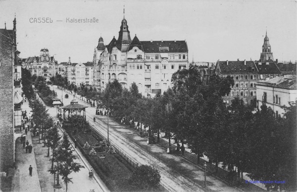 Postkarte; Caiserstraße, Kassel