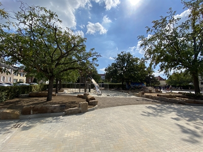 Schulhofes an der Johann-Walling-Schule fertiggestellt