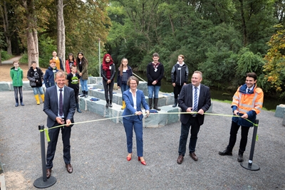 Eröffnung Blaues Klassenzimmer in Haltern am See (09/2020)
