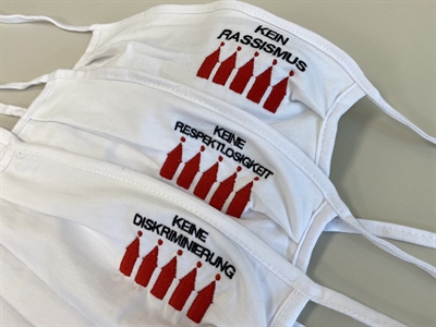 Stadt Borken verteilt Masken mit Statement! 