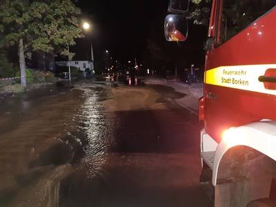 Wasserrohrbruch am Dülmener Weg
