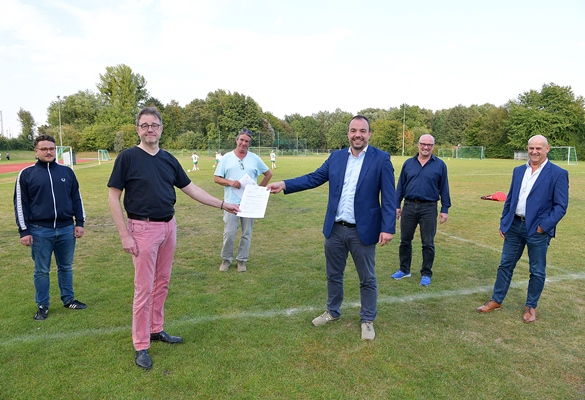 Sportförderung: Stadt unterstützt Windpark Jahn 