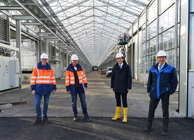 Solarthermische Klärschlammtrocknung an der B224 - Gruppenfoto (10/2020)