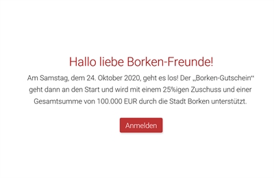 Stadt Borken bereitet den 