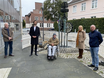 Maitremsen-Brunnen bekommt einen neuen Standort im Mühlenareal