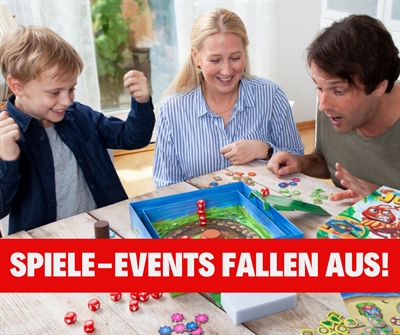Spiele-Events müssen ausfallen