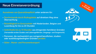 Neue Einreiseverordnung 2