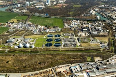 Luftbildaufnahme Kläranlage Dortmund-Deusen (05/2015)