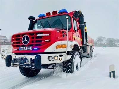 Feuerwehreinsatz Wintereinbruch