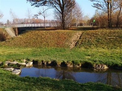 Mündungsbereich des Heerener Mühlbachs in die Seseke