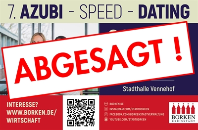 Absage Azubi-Speed-Dating 2021