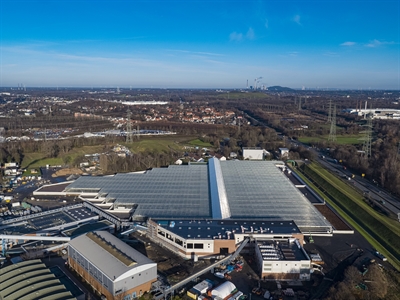 Solarthermische Klärschlammtrocknung in Bottrop