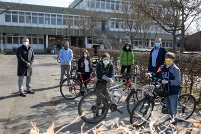 2021-03 Schulradeln 2020 Fahrradständer