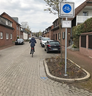 Vereinsstraße = Fahrradstraße