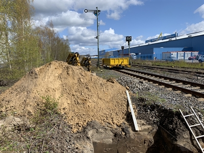 Vorbereitungsarbeiten Elektrifizierung Bahnstrecke Bocholt - Wesel