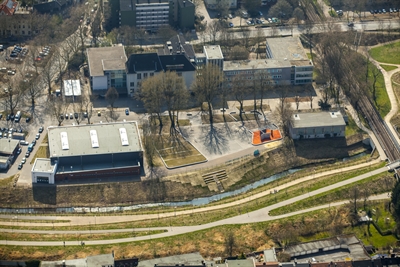 Blaues Klassenzimmer an der Emscher Dortmund