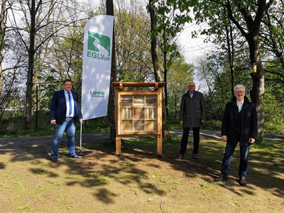 Wildbienennisthilfe am Blauen Klassenzimmer in Haltern am See (05/2021)