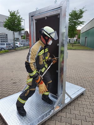 Übungstür Feuerwehr