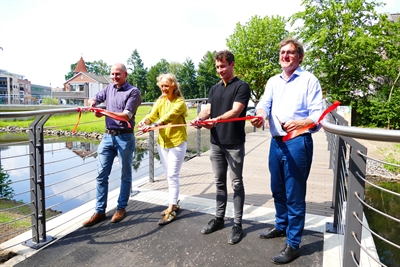 Freigabe Brücke Stadtpark