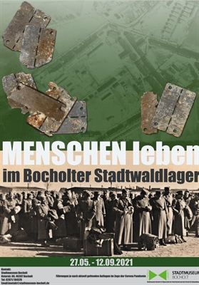 Ausstellung Menschen leben im Bocholter Stadtwaldlager - Plakat 2