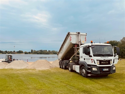 250 to Sand für die Badebucht